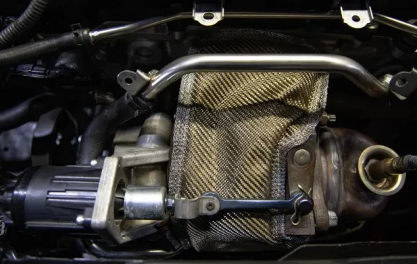 Manta turbo de titanio, compatible con Honda Civic Type R (FK2/FK8) 2017+ - Imagen 6