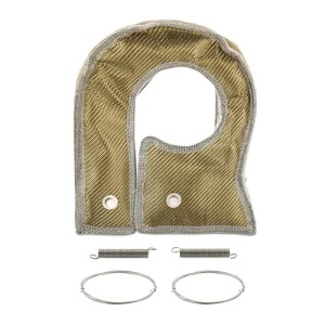 Manta turbo de titanio, compatible con Chevrolet/GMC 6.6L LB7 Duramax 2001-2004