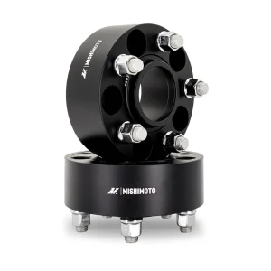 Espaciadores de ruedas Mishimoto 5x114.3, aptos para Mitsubishi, Mazda, Hyundai y Kia