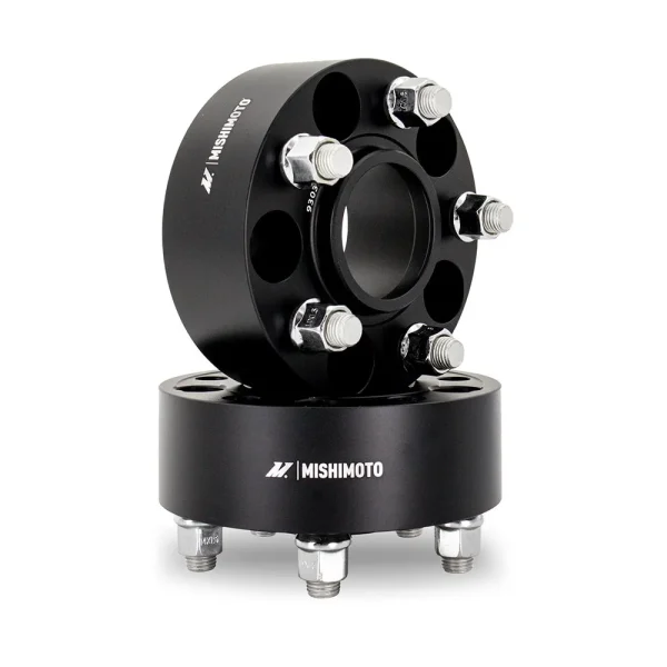 Espaciadores de ruedas Mishimoto 5x114.3, aptos para Mitsubishi, Mazda, Hyundai y Kia
